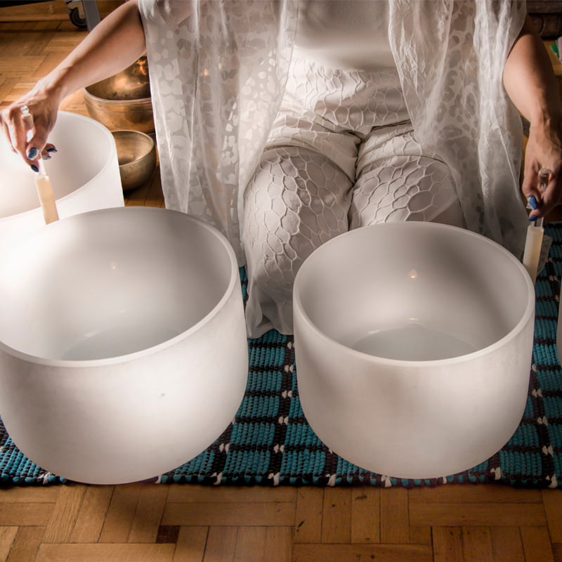 How Sound Therapy Works - White Bowls