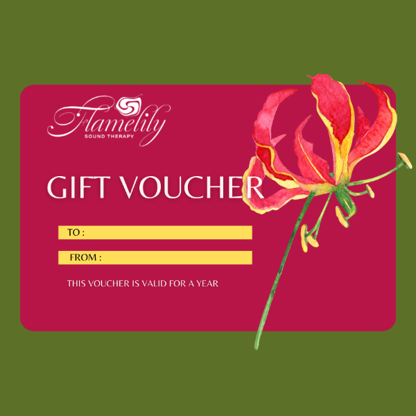 Flame Lily Sound Therapy - GiftVoucher